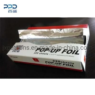 High Speed Pop up Aluminium Foil Sheeting Folding Machine