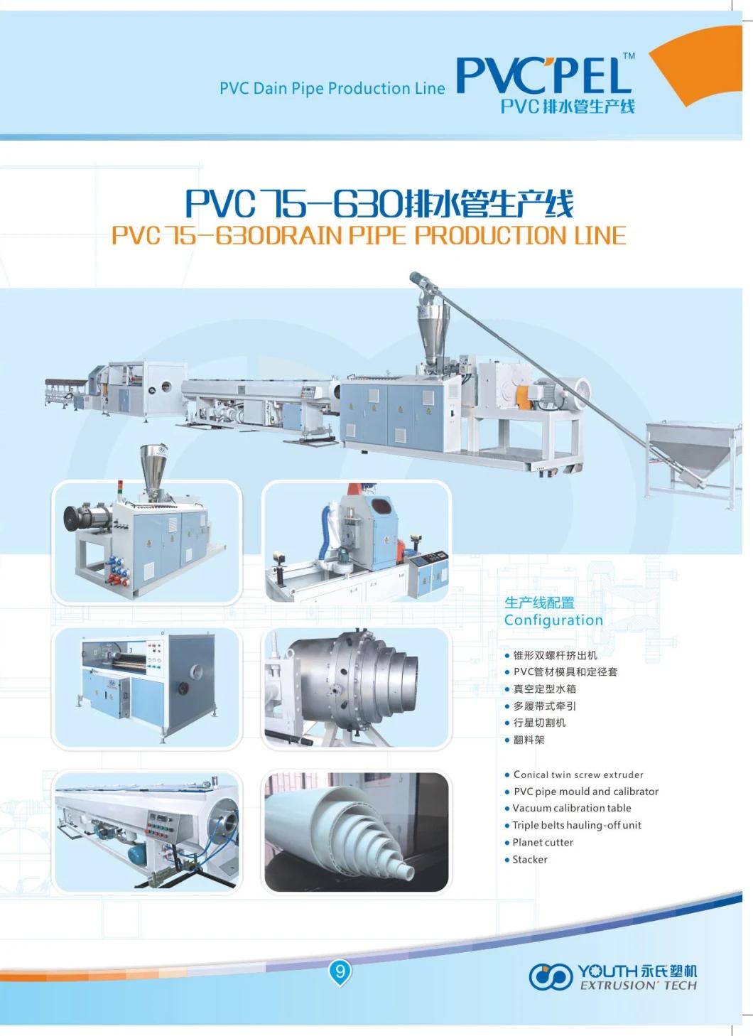 Highe Speed High Capacity 4 Cavities 16-32mm PVC Pipe Machine with Price