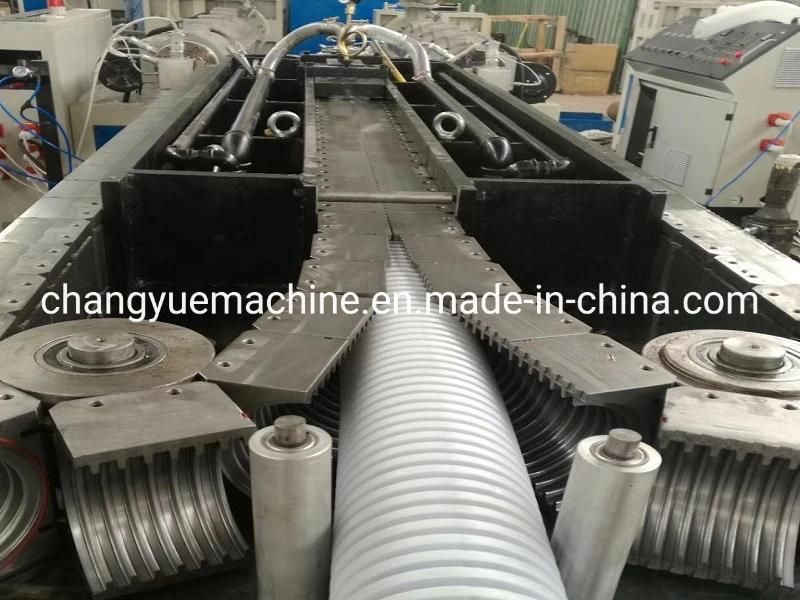 Long Service Life PVC Single Wall Corrugated Pipe Production Line
