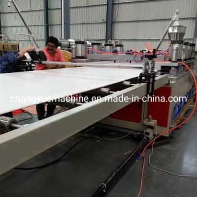 High Efficiency Automatic Plastic Wood Board Making Machine