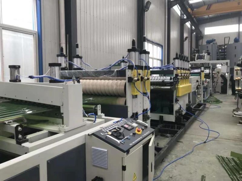 Plastic PVC/PC/PP/ Pet Corrugated Roofing Tile Sheet Extruding Machine