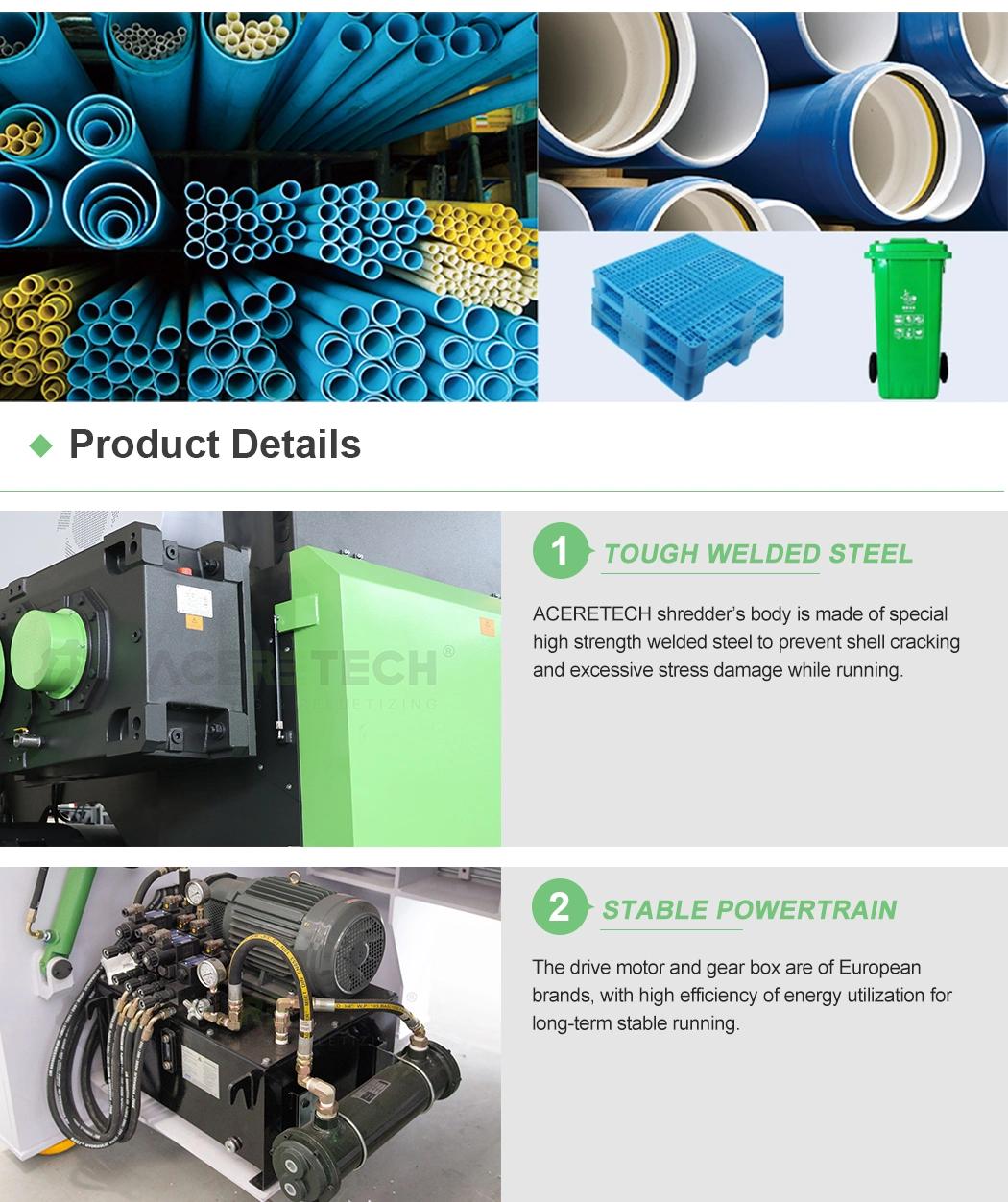 Automatic TUV Certification Plastic Shred Equipment for Woods