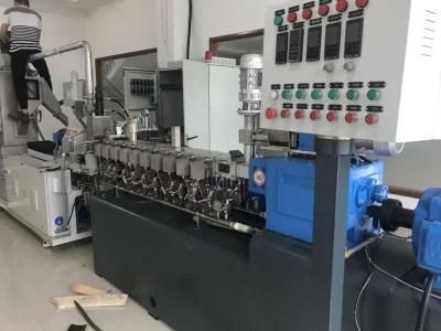 PP/PE Filler Masterbatch Plastic Twin Screw Extruder Pellet Making Machine