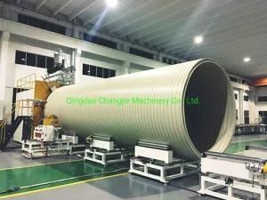HDPE/PP Large Diameter Draining Pollution Pipe Extrusion Production Line