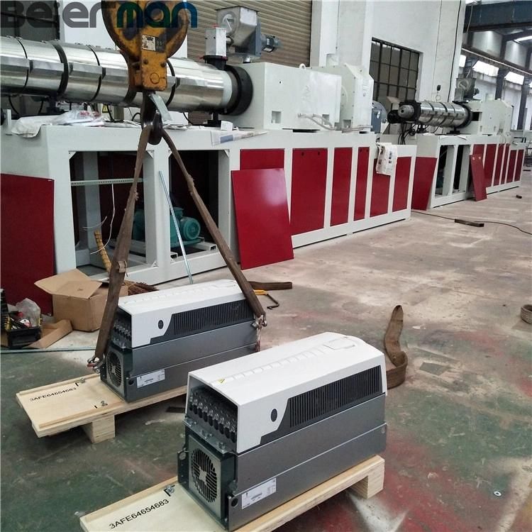 Plastic Sj Sjsz Series Different Kinds Single Screw Conical Twin Screw Extruder for Pipe Profile Making