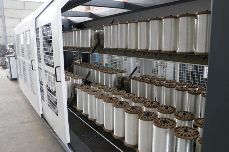 Plastic Nylon PP Rope Thread Yarn Twisting Doubling Machine