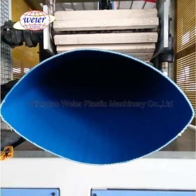 TPU Pipe Tube Flat Soft Hose Extrusion Line Fire Hose Weaving Making Machine