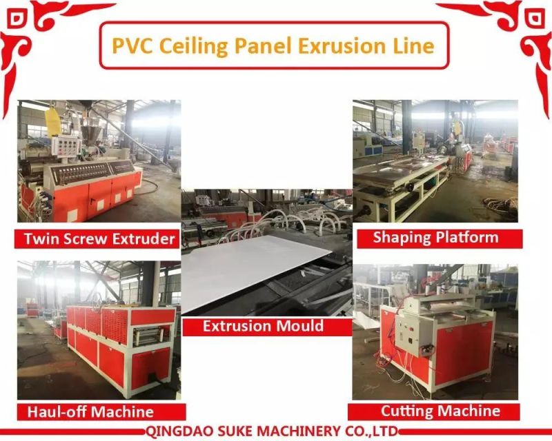 PVC Wall Panel Plastic Extrusion Machine/ Ceiling Machine PVC Plastic PVC Panel Making Machine