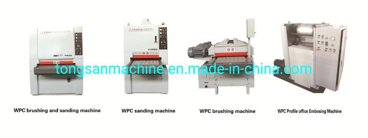 Wood Grain Machine Factory for WPC Decking Panel Cladding Fence Rail Bench