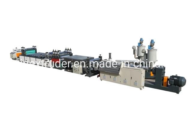 New Technology Plastic Pet Corrugated Wave Roof Tile Extrusion Machine