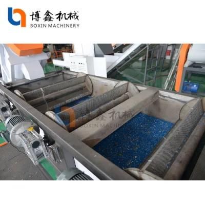 Waste Plastic Film Flakes Washing Recycling Machinery Line