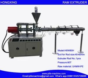 Horizontal RAM Extrusion Machinery for UHMW-PE Rod