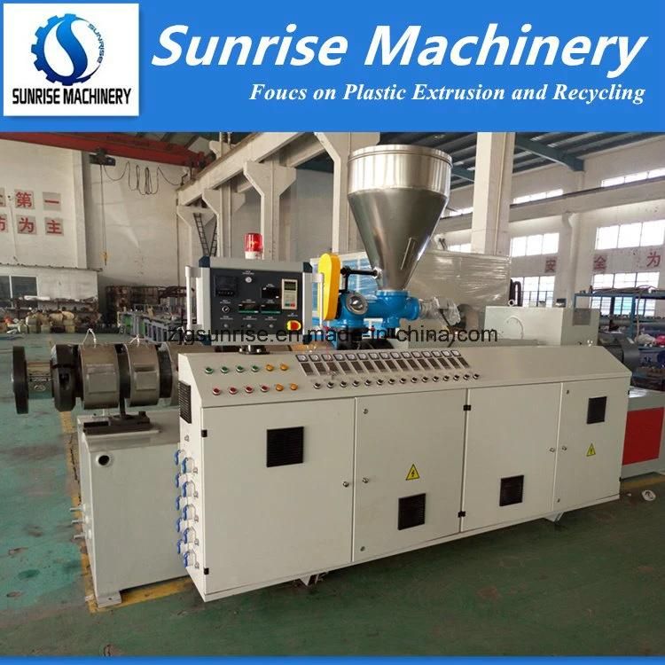 Chinese Good Quality PVC Profile Pipe Panel Twin Screw Extruder