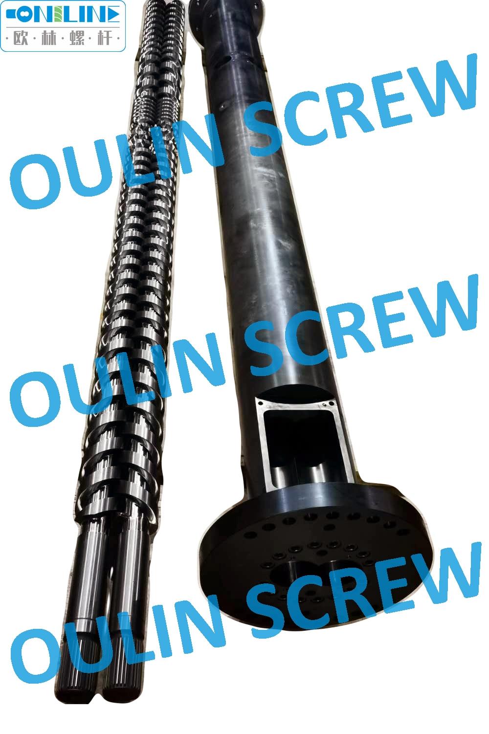 Factory Direct! Cincinnati 93mm Twin Screw and Barrel for PVC Profile