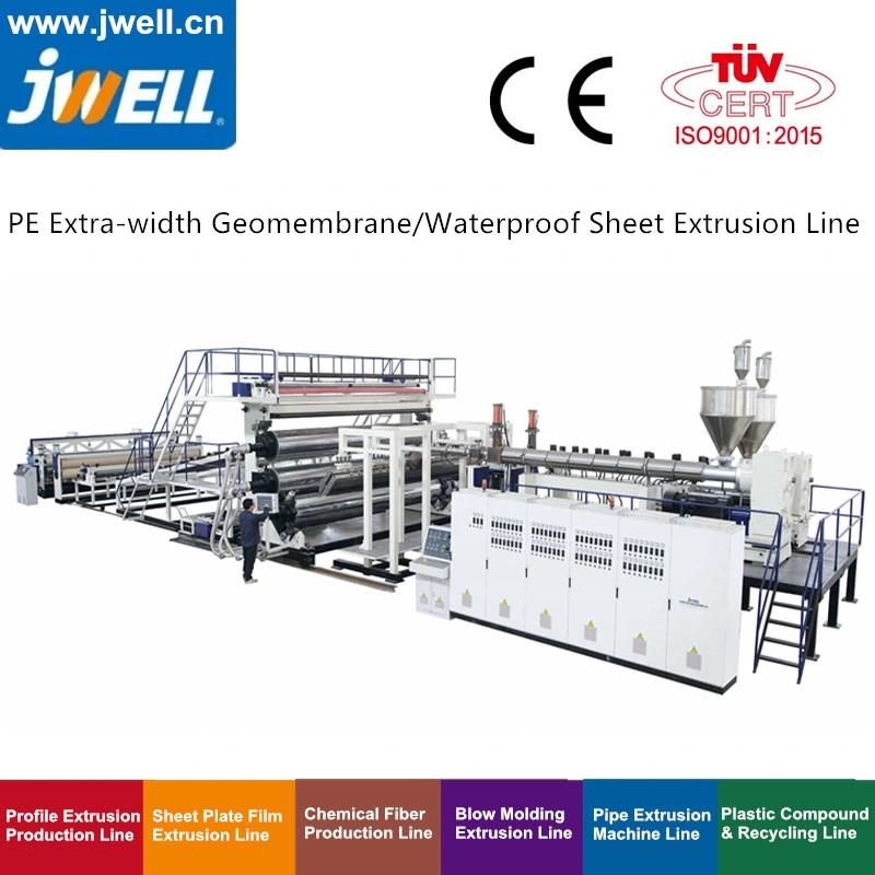 PVC Geomembrane Plastic Sheet Extrusion Machine