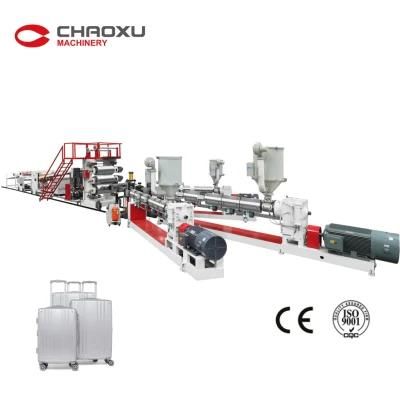 Chaoxu Hard Cabin Bag ABS Plastic Sheet Extruder Machine