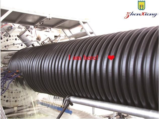 Large Diameter HDPE/PP Krah Spiral Winding Sewage Pipe Production Line