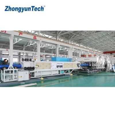 PP Plastics Double Wall Corrugated Pipes Machine for Sn6 pipe