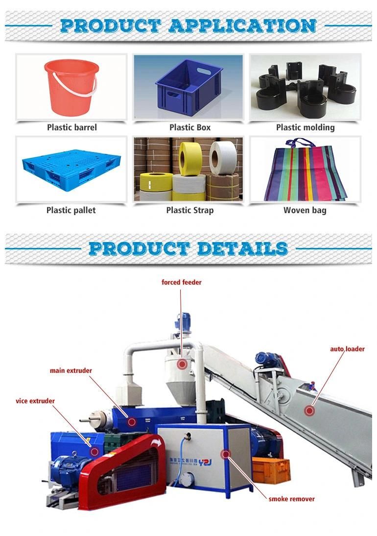 Plastic Granulator LDPE Film Recycling Machine Plastic Granules Production Line Recycled PP Granulator Machine