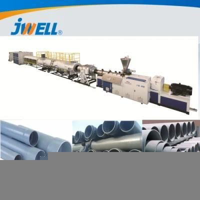 Jwell - Jwzs 65/132 Conical Twin Screw Extruder 16-32mm PVC Double Head Die Pipe ...