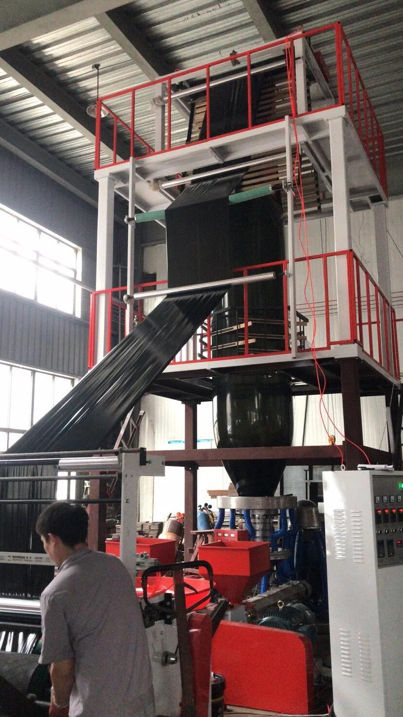 HDPE Film Blowing Machine, Plastic Extruder for T- Shirt Bags