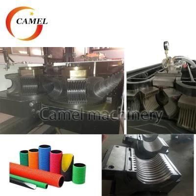 PVC PE PP ABS EVA Corrugated Pipe Extrusion Line