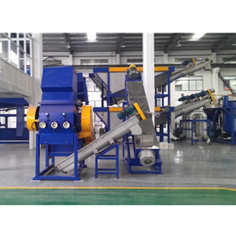 Soft Hard Waste Plastic Film Woven Bags Crush Wash Dry Production Line