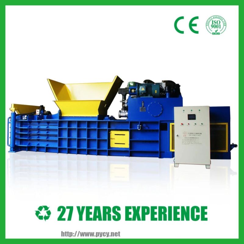 Horizontal Plastic Bottle Baling Machine Compress Baler