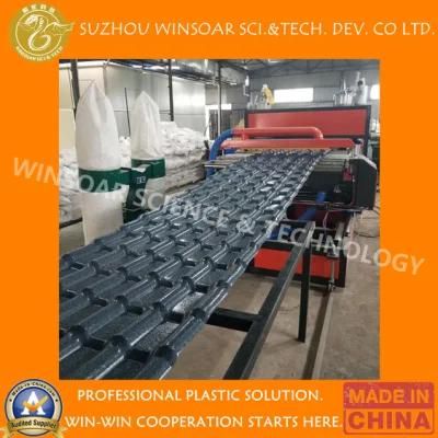 Synthetic Resin Glazed Roof Tile Making Machine/ Corrugated Roof Plate Making Machine/ ...