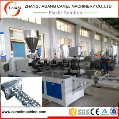 Conical Twin Screw Plastic Extruder Sjsz Series Double Screw