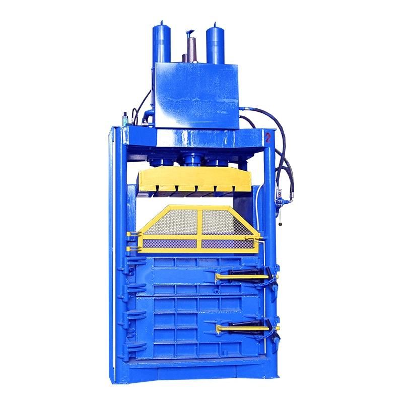 Vertical Hydraulic Waste Paper Plastic Metal Scrap Baling Machine Baler