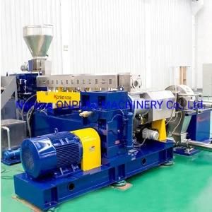 PLA/PVA+Corn Starch Biodegradable Plastic Compounding Extruder Machine with Air Cooling