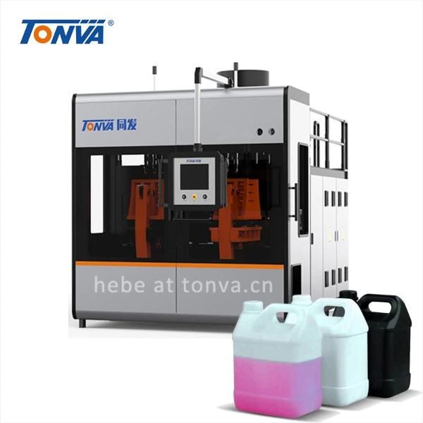 Tonva PE Material Dish Washing Liquid Bottle Detergent Bottle with Handle Making Blowing Extrusion Blow Molding Machine Hot Sale