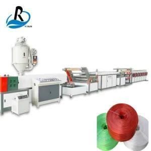 PP HDPE Pet Danline Flat Raffia Yarn Extrusion Stretching Drawing Line Extruder PP Rope ...