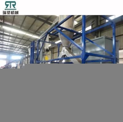 Plastic Recycling Line Drinking Pet Bottle Hot Washing Crushing Drying Machine