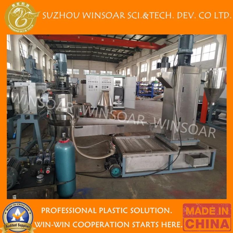 Waste Plastic Recycling Pet Bottle Flakes Scraps Clips Bead Making Extruder Machine