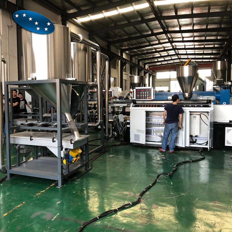 Twin Screw Design PVC Plastic Pelletizing Machine