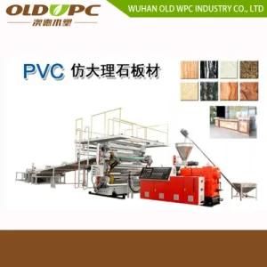 PVC Artificial Lmitation Decorative Marble Stone Sheet/Board Extrusion Machine