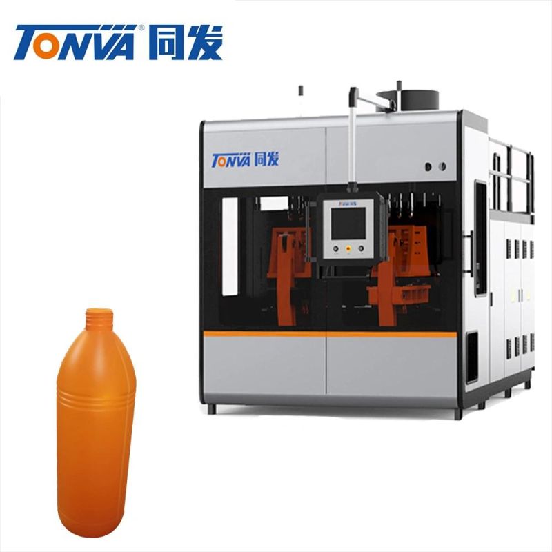 Plastic PE Bottle 1L 500ml Extrusion Blow Molding Machine New 2022 Tonva Brand