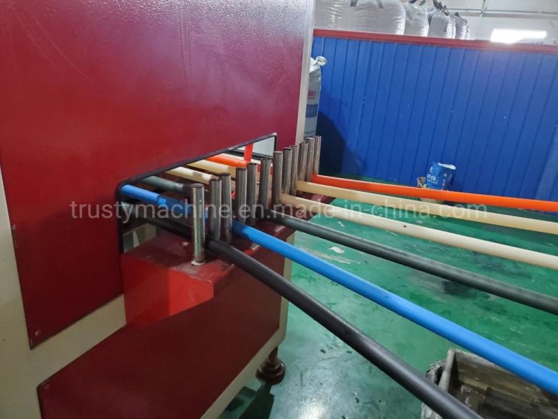 HDPE PE Carbon Reinforced Spiral Prestressed Pipe Manufacturing Machine / Extrusion Line