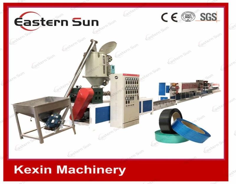 Kexin Eastern Sun Brand Recycled PP Plastic Packing Strap Sheet Winding Extruder Making Machine