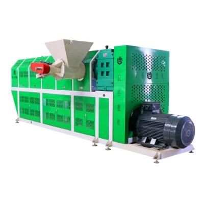 Double Stage Single Screw Plastic Recycling PP/PE/Pet Granulating Pelletizer Machine Price