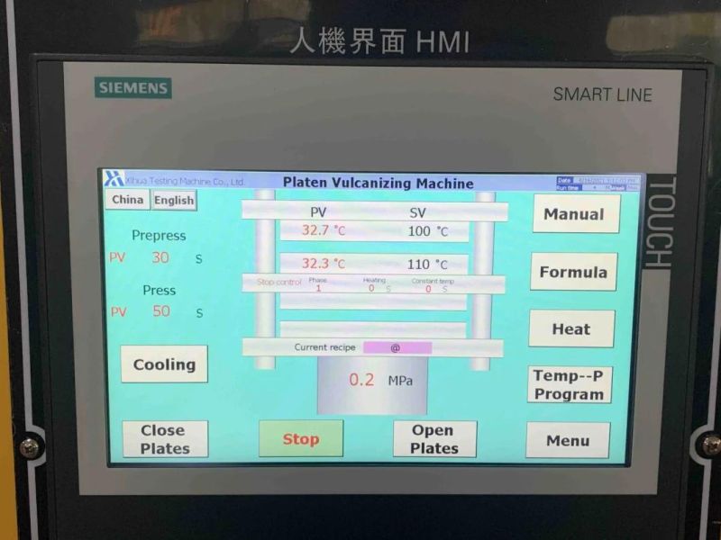 Automatic Programming Polymer Heat Press Machine with PLC Control