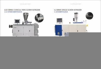 High Quality PE/PVC Single Wall Corrugated Pipe/Tube Extrusion Line