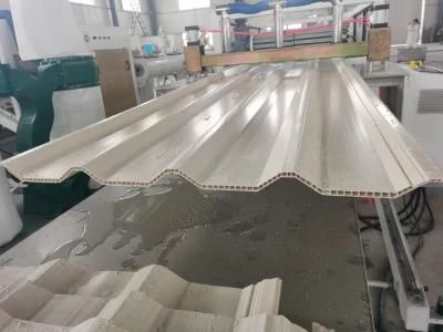 Transparent Colorful Plastic Corrugated PVC Sheet Roofing Making Machine