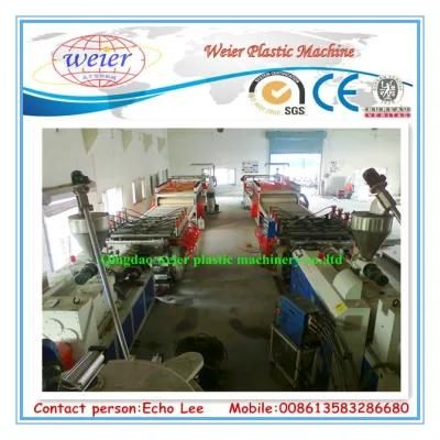 PVC Foam Board Extrusion Line for Building Templete