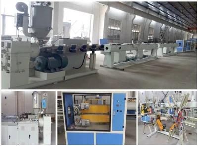 Plastic Corrugated Pipe Machine/PVC Single Wall Pipe Extruder Production Machine