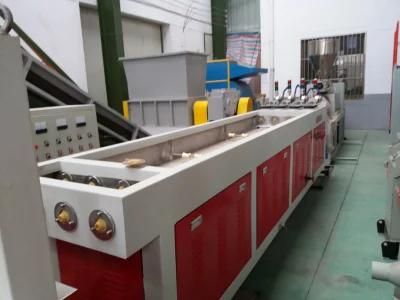 Plastic Products Making Machine Composed of Conical Twin-Screw Extruder and Haul off