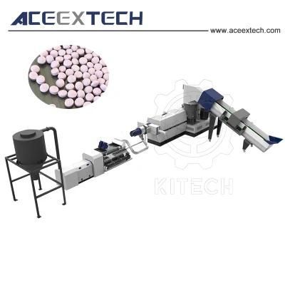 Europe Design Plastic PE LDPE Film Recycling/PP Woven Bag Pelletizing /HDPE Bottle Regrind ...
