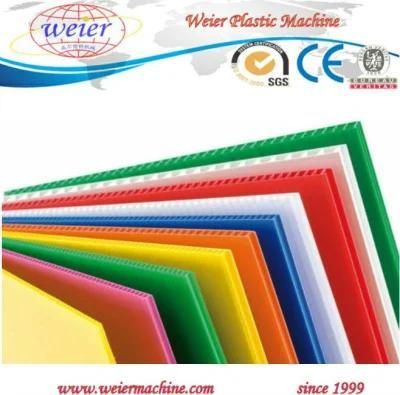 Good Quality PE PP PC Hollow Sheet Production Line Corrugated Board Making Machine
